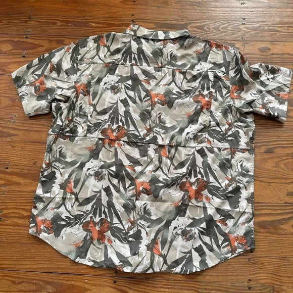 Columbia Men's Shirt 3XL Silver Ridge Short Sleeve Floral Camo MSRP$60.00 NWT - Picture 2 of 6
